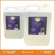 White Vinegar 10L Pack of 2 - Non-Toxic Multi-Purpose Cleaning Solution 0.80 per litre