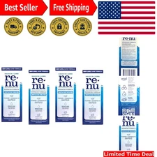 Pack of 4 Fresh Multi-Purpose Contact Lens Solution, 2 Oz for All-Day Comfort