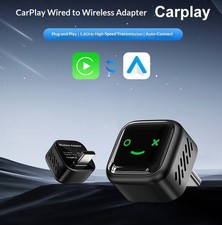 Wireless CarPlay Adapter for Apple iPhone  Android Auto USB Adapter Plug  Play