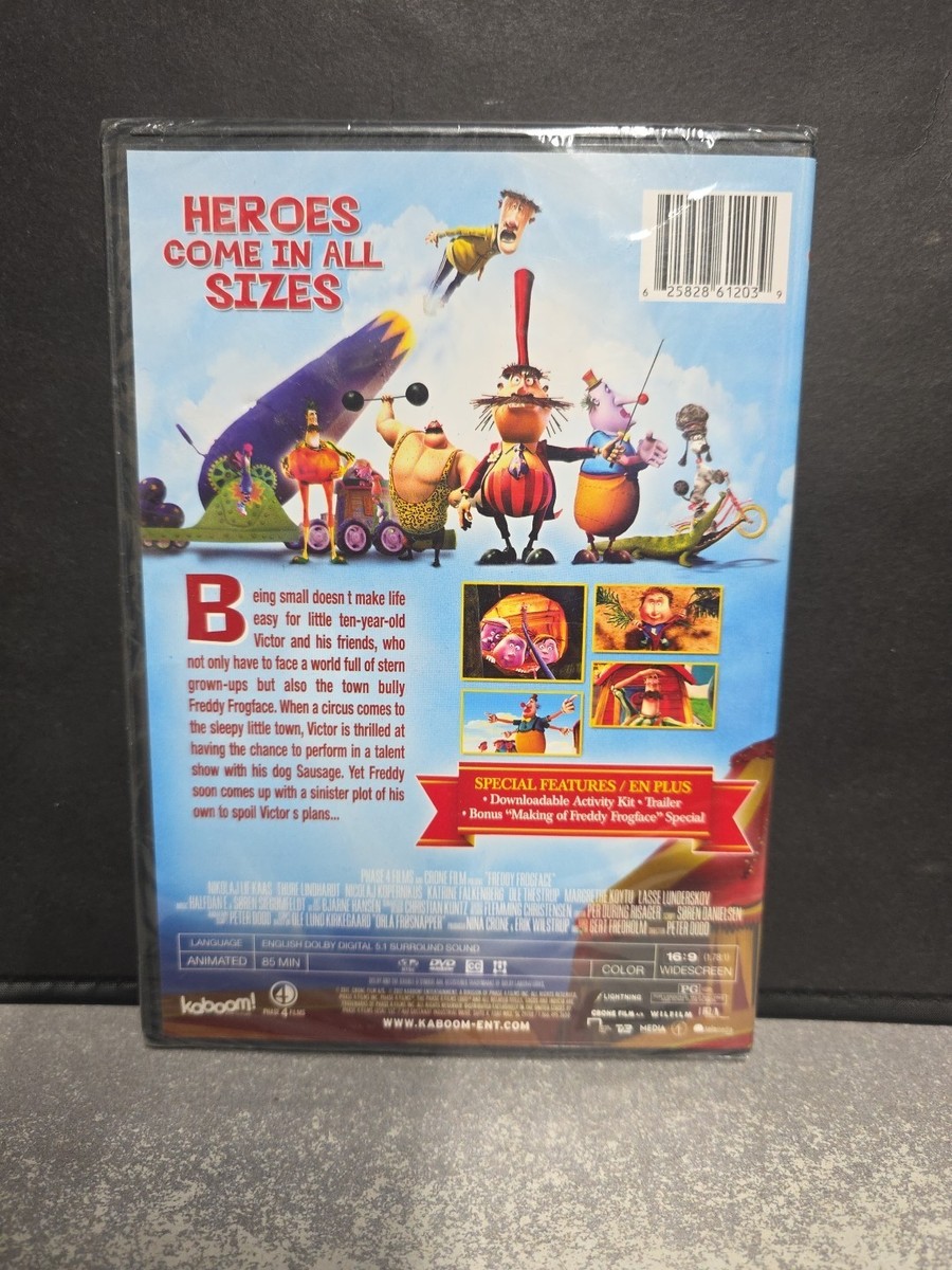 FREDDY FROGFACE~2011, ANIMATED DVD~NIKOLAJ LIE KAAS LASSIE
