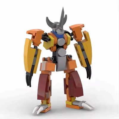 Mini Transforming Mech Robot Building Blocks   DIY Assembly Toy