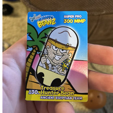 Mighty Beanz Series 2 Collector Card 130 Treasure Hunter Bean Ancient Egyptian