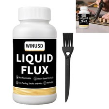 Liquid Solder Flux Water-Based No-Clean Lead-Free 200 ml 8 Oz for SMD BGA IC PCB