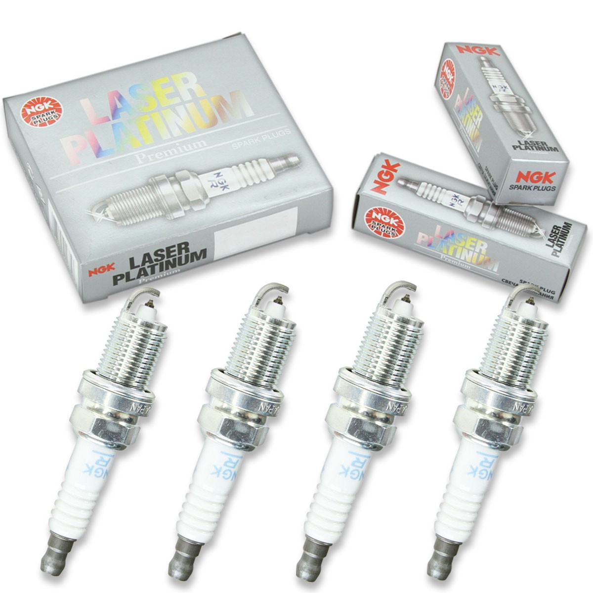 4 pcs NGK Laser Platinum Spark Plugs for 2008-2014 Dodge Avenger 2.4L  2.4L vw