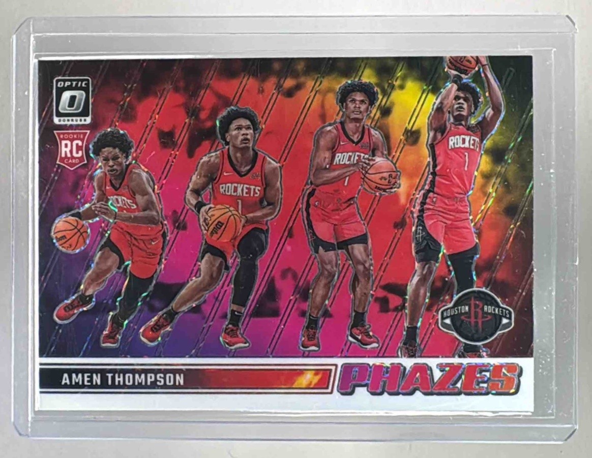 Amen Thompson 2023 Panini Donruss Optic #7 Phazes Rookie RC