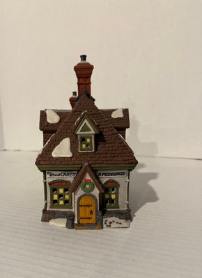 Dept 56 Dickens  Village Wm Wheat Cakes & Puddings Retired 1993 