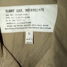 flight suit coveralls Large