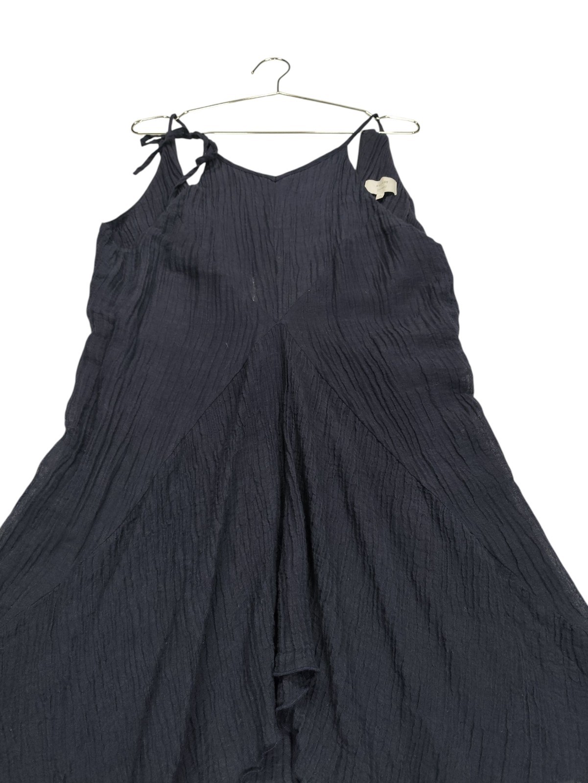 August Street Maxi Dress Women's Size S Blue Sleeveless Asymmetrical image 2