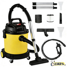 Wet Dry Vacuum & Carpet Cleaner 6 Gallon,5.5 Peak HP 23KPa Suction w/ Soap Tank