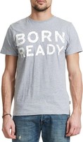 Wrangler Herren Kurzarmshirt Freizeitshirt Varsity Tee T-Shirt, Grau, S