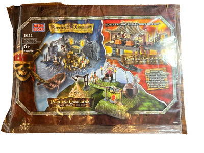 RARE 2006 Mega Bloks 1022 Pirates of Caribbean  INSTRUCTIONS ONLY FACTORY SEALED