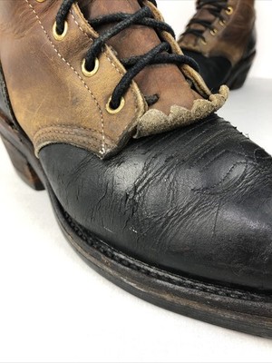 Chippewa Black Bay Crazy Horse Packer Boots 29408 Men's Size 8D