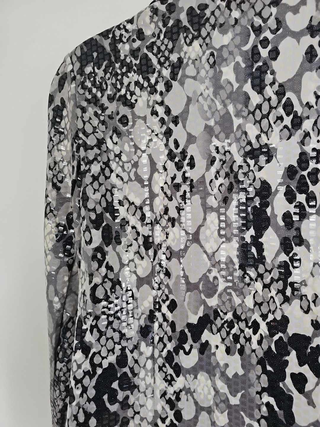 Ruby Rd. Animal Print Full Zip Jacket Size 16 Moc… - image 14