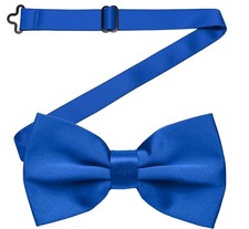 Adjustable Classic Pretied Bow Tie for Men, Women, and Boys - Men's Royal Blue