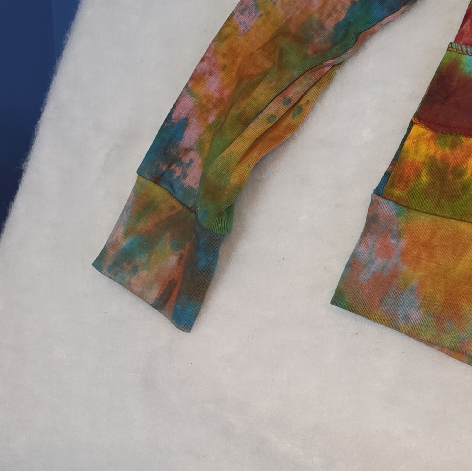 VTG Shop Therapy Multi patchwork long sleeve shir… - image 4