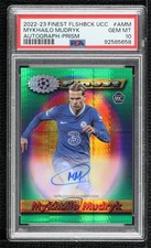 2022 Topps Finest Flashbacks UEFA Prism Refractor 20/35 Mykhailo Mudryk Auto k0w