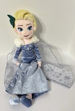 DISNEY STORE ELSA PLUSH DOLL TOY FROM OLAF'S FROZEN ADVENTURE 18" TALL VGC