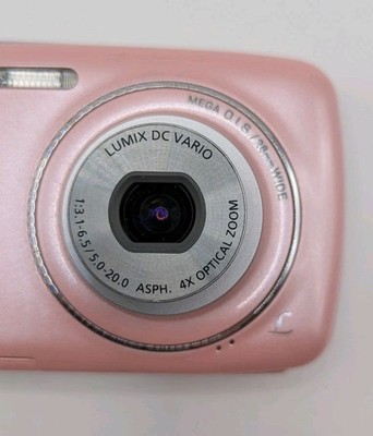 MINT Boxed) Panasonic LUMIX DMC-S1 Pink 12.1MP Digital Camera Y2K
