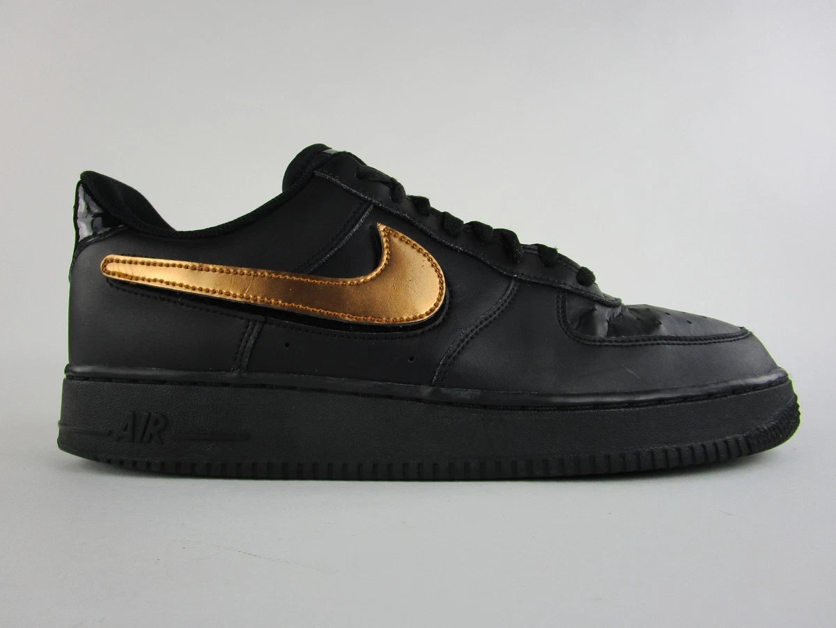 Nike Air Force 1 '07 LV8 Low Removable Swoosh - Black Gold for