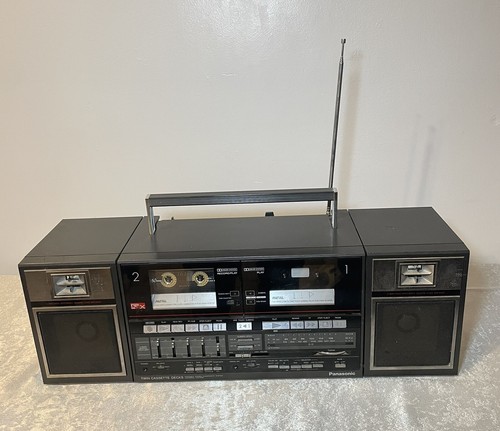 80s Vintage Panasonic RX-C66 Double Cassette Radio Boombox Rare Japan READ DSCRI - 第 1/17 張圖片