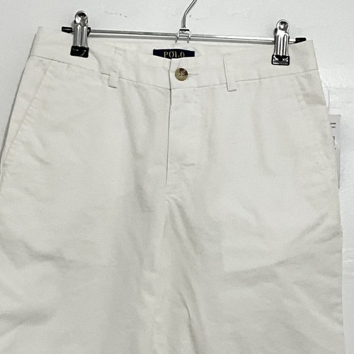 POLO RALPH LAUREN Girls Chino Shorts 100% Cotton White 5 Pockets Size 12 NEW - Picture 3 of 8
