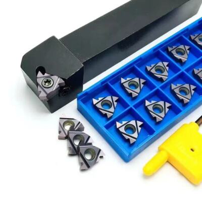 16ER 3/8 AG60 thread index carbide insert +CNC SER1212H16 Lathe Turn Tool Holder