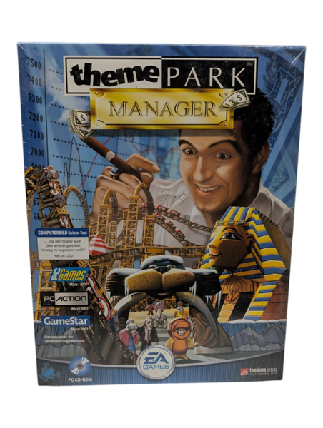 ✅ Theme Park Manager - (Pc Dvd Spiel) (De) Ovp Simulation ✅Neu Sealed New✅-image