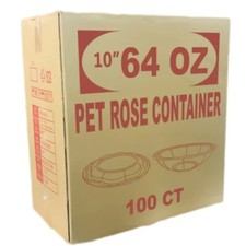 150 Pack Plastic Salad Bowl 64 Oz Disposable Salad Container With Airtight Lids