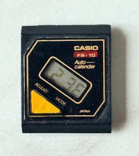 Vintage Casio FS-10 Digital Watch ? Slim Retro 1980s Model Working