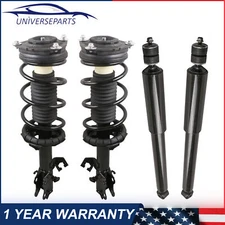 Front & Rear Full Set 4 Struts Shocks w/ Springs For 2007-12 Nissan Versa 1.8L