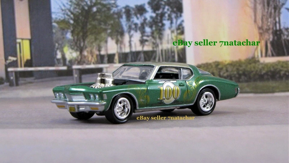 Buick Riviera 1971 1972 1973 Boat Tail Pro Street Drag Racing 1/64 Scale Model - Image 2 of 4