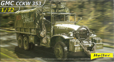 Heller 1/72 (20mm) US GMC CCKW 353 21/2 ton Cargo Truck