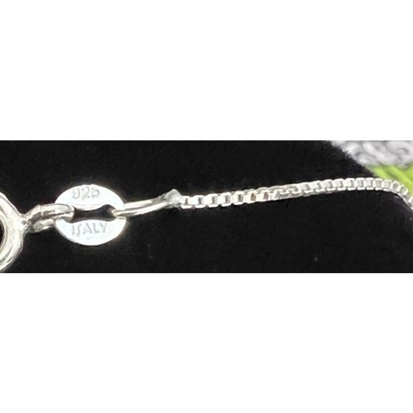 18 inch solid Sterling 925 box chain Excellent Us… - image 2