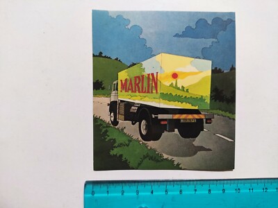 Marlin Sticker Vintage 80s Original