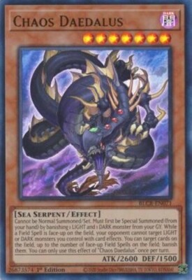 3 x Chaos Daedalus (BLCR-EN071) - Ultra Rare - 1st Edition