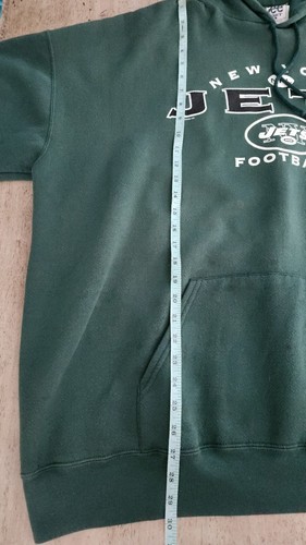 Vintage New York Jets Pullover Hoodie Sweatshirt Sz 2XL Lee NFL 2000 Y2K NY - Picture 11 of 12