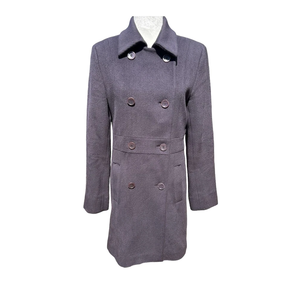 Abrigo Jil Sander Pea 36/4 Lana Cachemira Cashgora Angora Preppy Luxury Heritage Foto 3 de 4