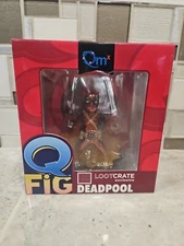 Deadpool Figure Loot Crate Quantum Mechanix Q-Fig Marvel Exclusive 2015