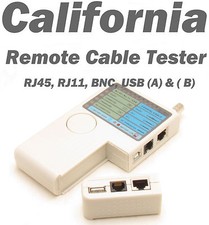 Multifunctional Remote Network Cable Tester Rj11 Rj45 USB BNC LAN Wire Coaxial