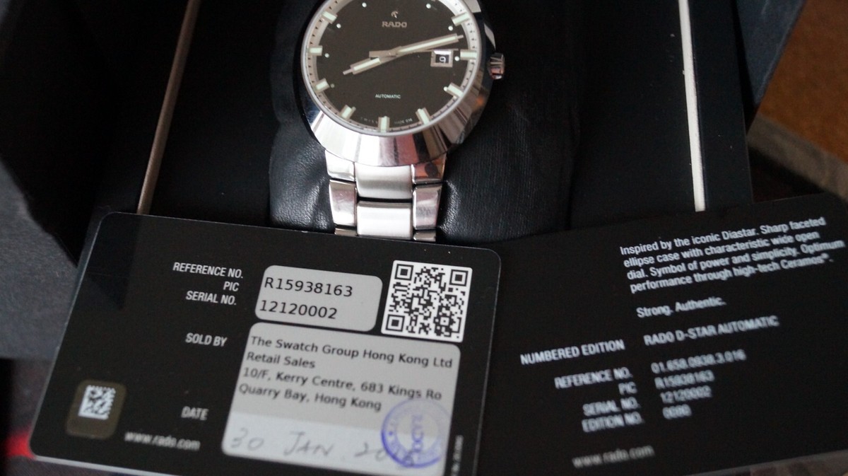 RADO D-Star XL Automatic Black Dial 42mm Ceramic Watch RADO D-Star XL Automatic Black Dial 42mm Ceramic Watch