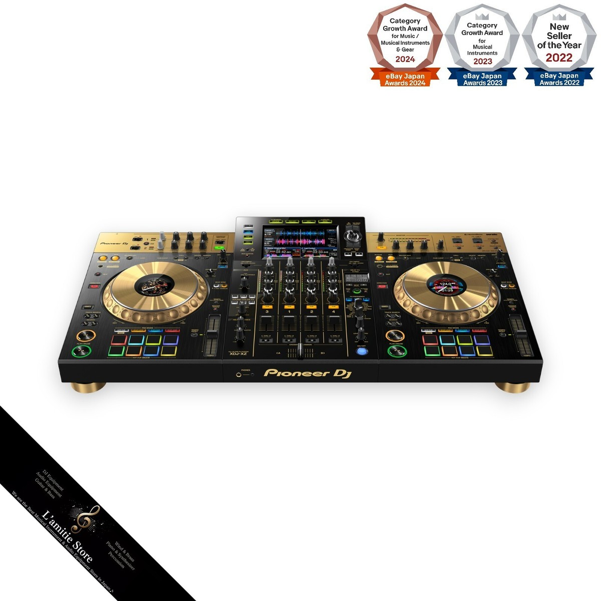 Pioneer XDJ-XZ Limited Gold All-in-One DJ System Standalone Pioneer XDJ-XZ Limited Gold All-in-One DJ System Standalone