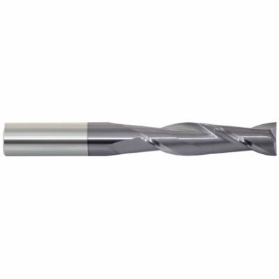 Rushmore 3/16''x 1-1/8'' Fl Carbide 2 Flute Extra-Long Single End Mill w/TiAlN