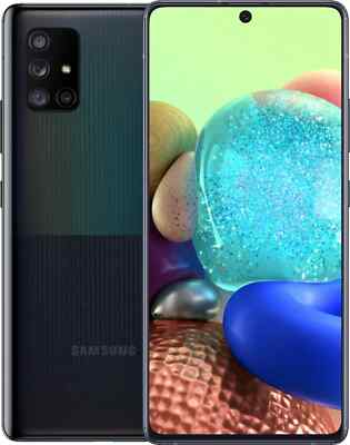 GSM Unlocked - Samsung Galaxy A71 5G SM-A716U 128GB Black Smartphone - OPEN BOX