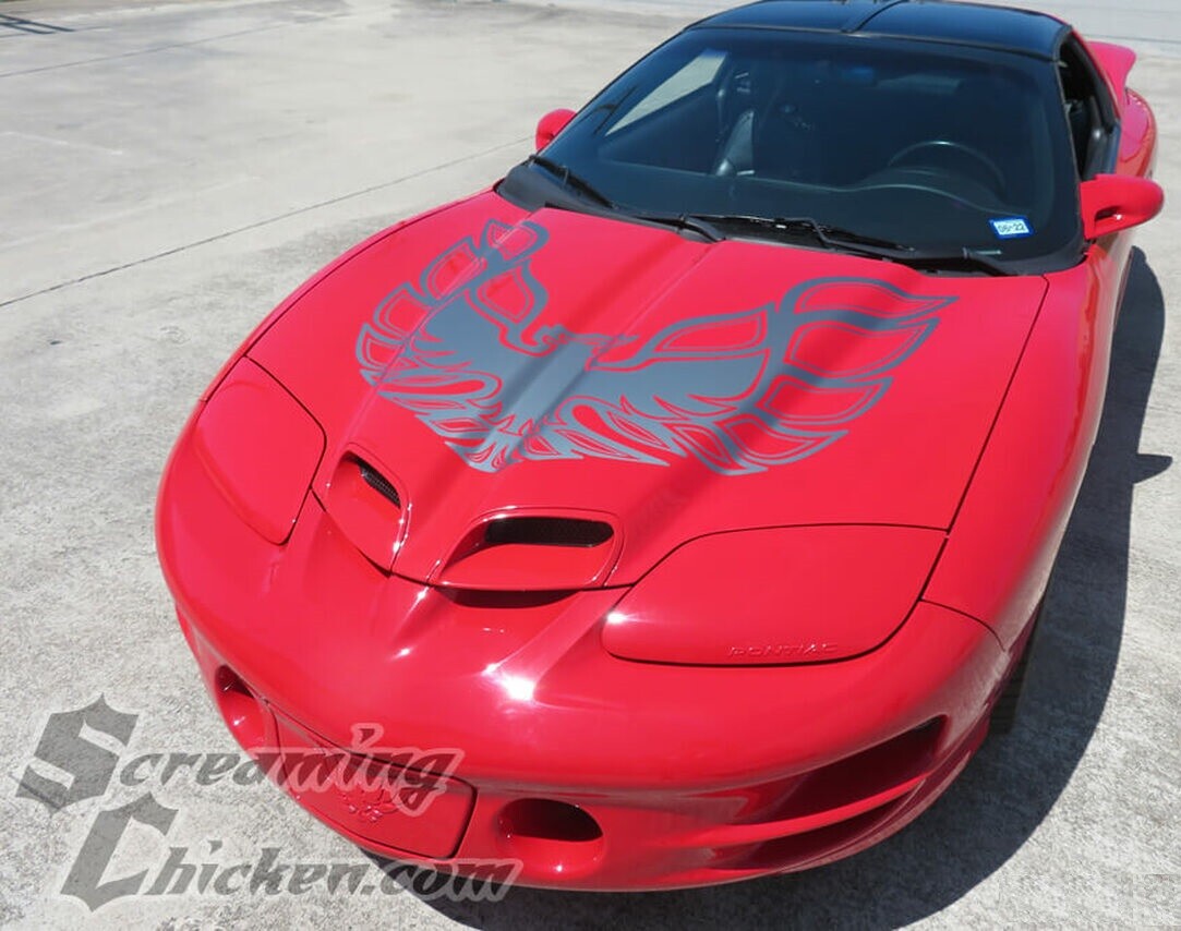 1998-2002 Trans Am WS6 70's Style Phoenix Hood Bird Vinyl Decal