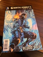 Mortal Kombat X #1 Sub Zero Cover Blood Ties COMIC DC Comics VF/NM 2014