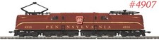 HO MTH 80-2148-1 GG1 PRR #4907 Toscane Red Single-Stripe w/Proto-Sound 3.0 Ne...