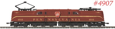 HO MTH 80-2148-1 GG1 PRR #4907 Tuscan Red Single-Stripe w/Proto-Sound 3.0 NIB