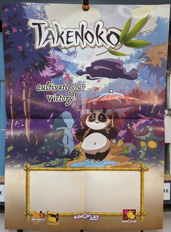 Poster for Takenoko Board Game - Cultivate Your Victory