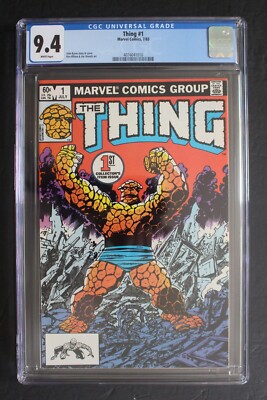THING #1 Origin & History BEN GRIMM Fantastic Four JOHN BYRNE 1983 CGC NM 9.4