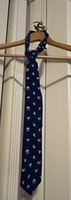 Old Navy tie hand signs size L 10-12 regular boys or girls pre owned VG